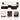 Brown Garden Rattan Sofa Set 4-Seater with Table - BlueSkyHome UK