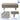 Mixed Khaki Rattan Corner Sofa Set 3