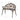 Outdoor Metal Bench Rose Pattern - BlueSkyHome UK