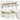 retro console table Retro Console Table | Vanity Entry Desk with Drawers and Bottom Shelf ( Ivory White) BlueSkyHomeUK