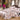 Parure de lit fleurie en soie